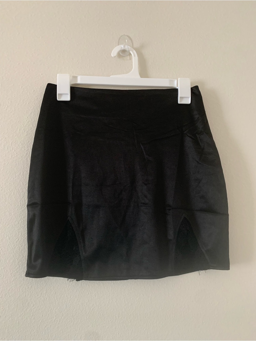 Black Women's Mini Skirt - Classic Straight Cut